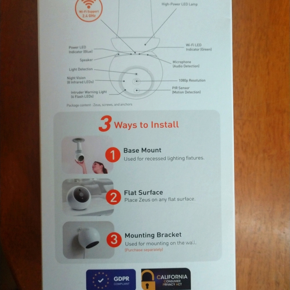 Security camera system